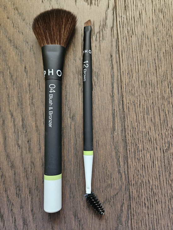 Sephora Other - SEPHORA - Pair of Make-Up Brushes - 04 Cheek & 12 Dual Brow (New Open Box)